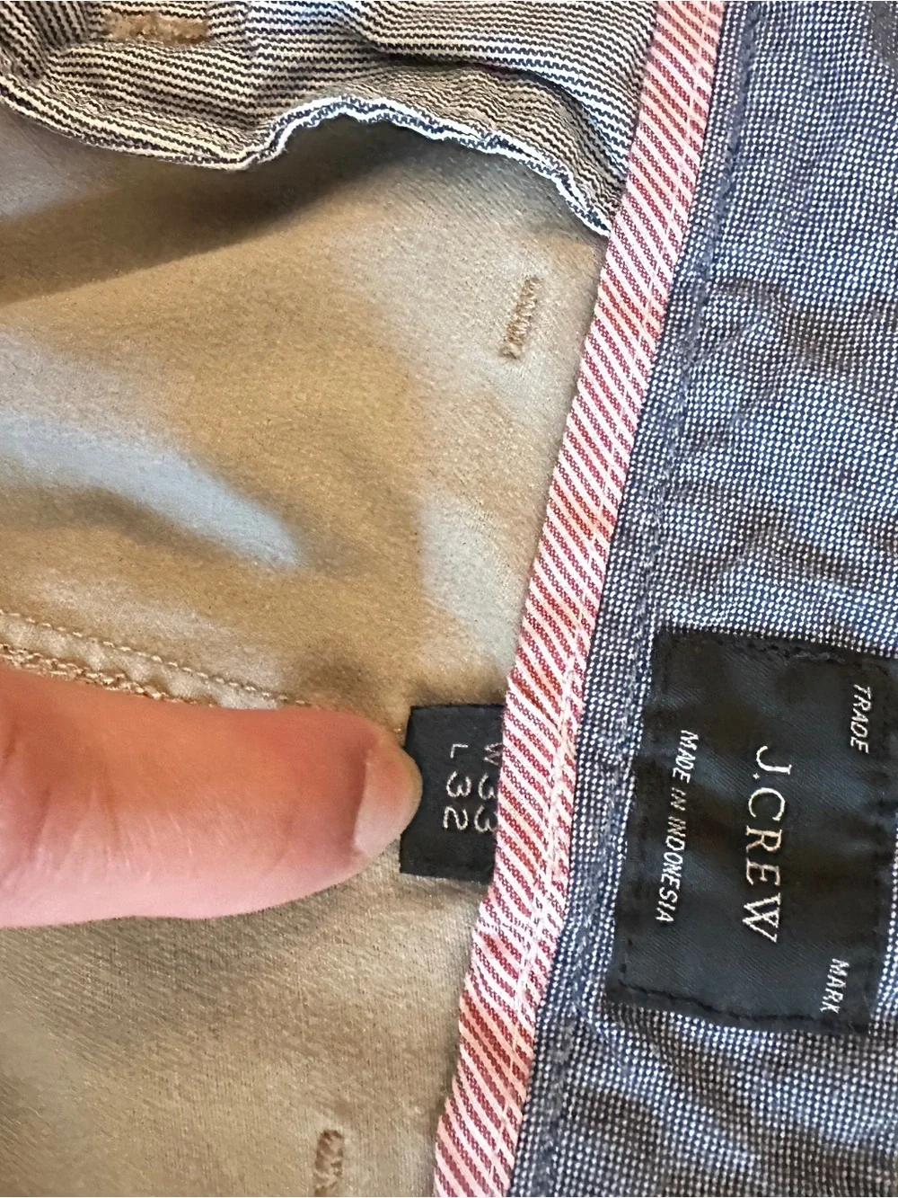 J. Crew 770 Straight Fit Pants Mens- 33-32